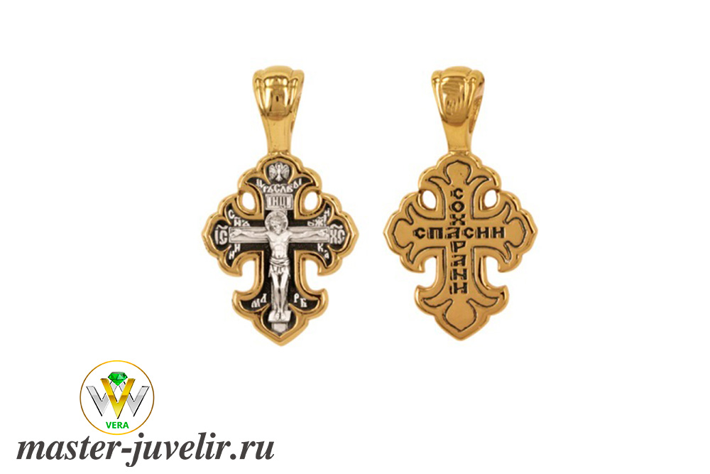 Купить православный крестик для крещения  в ювелирной мастерской