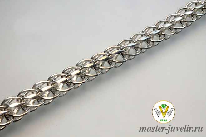 Купить серебряный браслет янтарное плетение в ювелирной мастерской