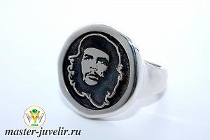 Серебряная печатка Че Гевара