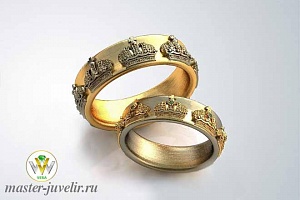 Обручальные кольца Короны эксклюзивные
