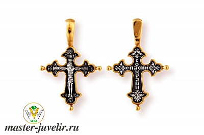 Православный крестик с Иисусом