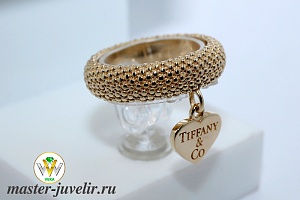 Золотое кольцо Tiffany (реплика)
