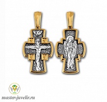 Православный крестик Распятие Господне Ангел Хранитель