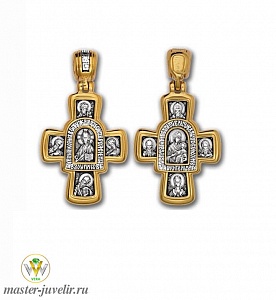 Православный крест Господь Вседержитель Иверская Икона Божией Матери
